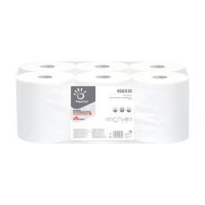 Roku dvielis STANDARD White, rullis,1-slāņa, neperforēts, 292 m, (H)19,7cm, ø20cm, 22g/m2,