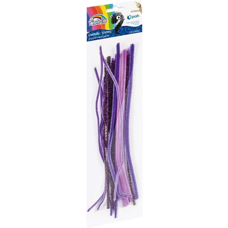 Pūkainas stieples 30 cm, violetie toņi Fiorello