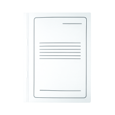 Mape dokumentiem A4 balta, bez mehānisma, SMLT