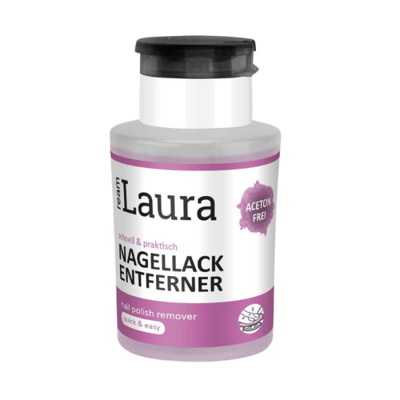 ream LAURA līdzeklis nagu lakas noņemšanai bez acetona 200ml ( Izcelsmes valsts Vācija)