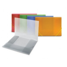 Mape FORPUS ar gumiju A4 caurspidiga, sarkana