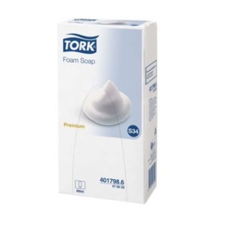 Putu ziepes TORK Foam Soap S34 bez smarža 800ml