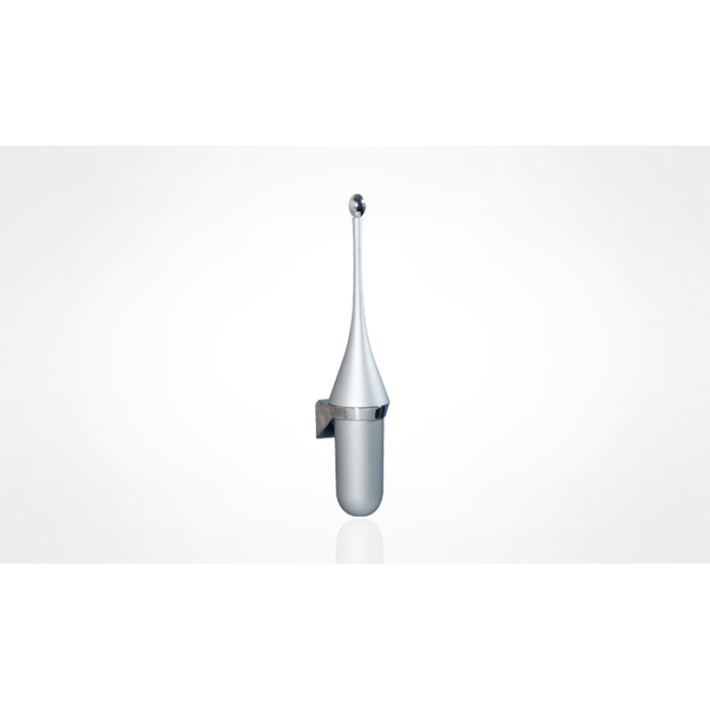 WC -  komplekts , stiprināms pie sienas (pelēks satin)