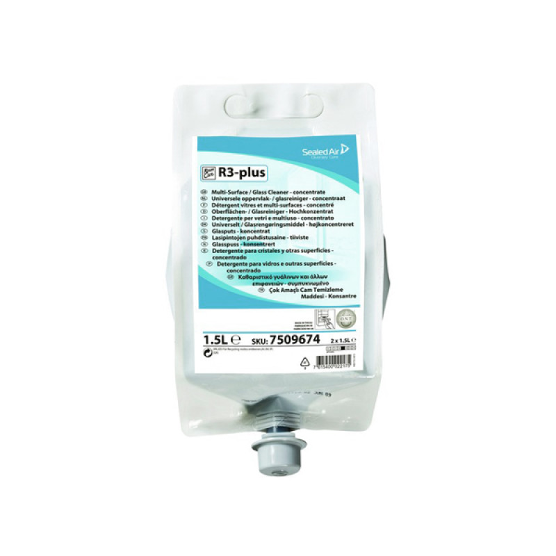 ROOM CARE R3 PLUS Stiklu tīrīšanas līdzeklis 1.5L, DQFM (2gab/iep) (101103650)