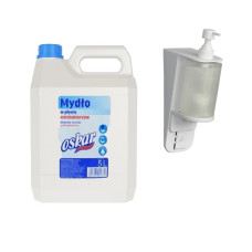 Komplekts: šķidrās ziepes KAMAL EXTRA 5L ar dozatoru FED2010