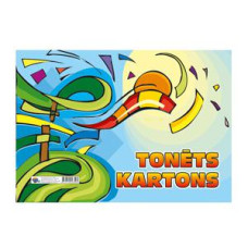 Krāsains kartons A3, 7 krāsas, vienpusīgs