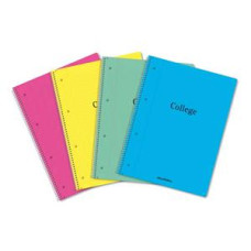 Klade rūtiņu A4/80 lapas PP vāks, ar