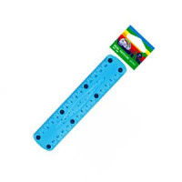 Lineāls 15cm elastīgs, neona krāsas FLEX