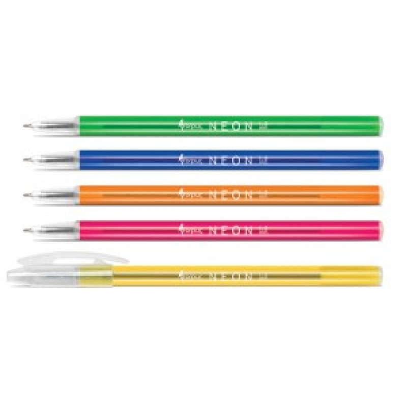 Lodīšu pildspalva NEON zila tinte 1,0mm