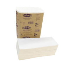 Roku salvetes loksnēs Z locījums, celuloze, 2 slāņi, 20.5x23cm, 150 loksnes, 18g/m2, (12pa