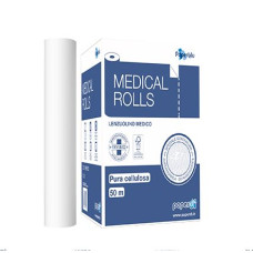 Sanitārais papīrs rullis,  PAPERBLU, celuloze, 2 slāņi, 50m, 135 loksnes 59,2 x 37 cm,d.-