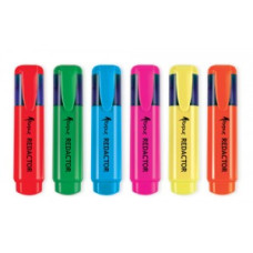 Marķieris teksta "REDACTOR" (zils)