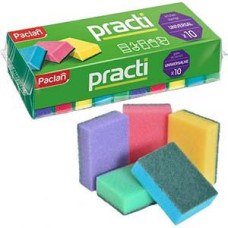 Mazgāšanas sūkļi ar vienu abrazīvu pusi, 10gab.