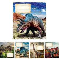 Burtnīca 18 lapas rūtiņu JURASSIC WORLD, kartona