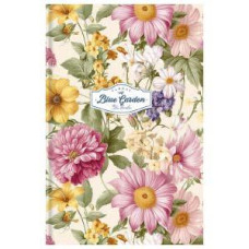 Bloknots A6, 80 lapas rūtiņu Blue garden Soft