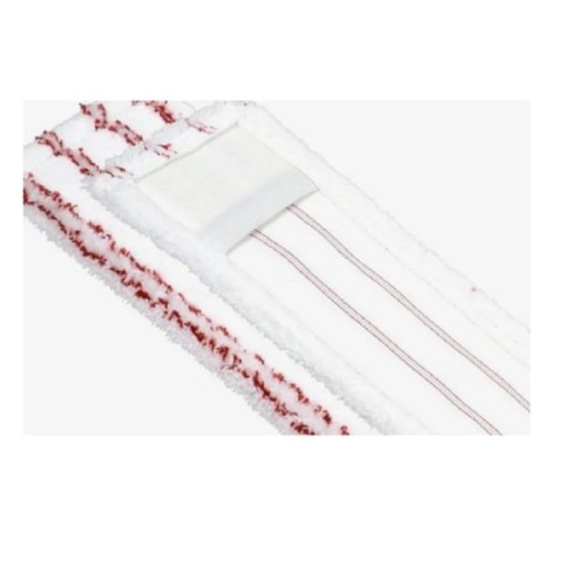 MOP lupat.mikrošķ.40cm balt./sark.(selMOP)