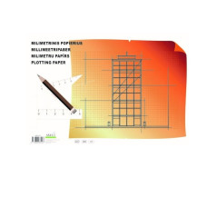 Milimetru papīrs A4, 20 lapas, SMLT