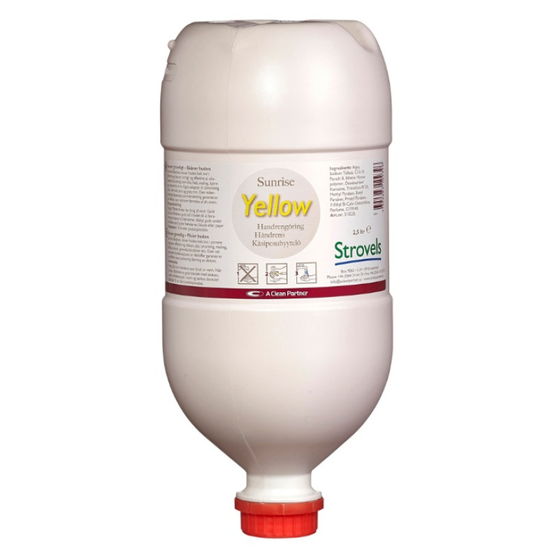 Roku mazgāšanas līdzeklis, STROVELS Sunrise Yellow, (2.5L)