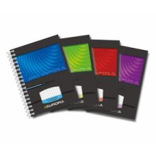 Klade A5/50 lapas rūtiņu ar spirāli Mano, AURORA