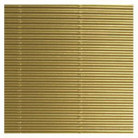 Gofrēts kartons 500x700mm, zelts, 1 loksne