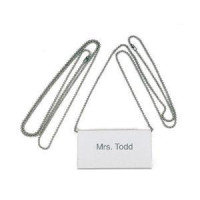 Ķēdīte personas kartei DURABLE, 85cm, metāliska, 1