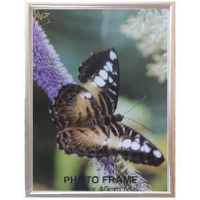 Fotorāmis 30x40cm plastikāta, sudraba krāsa
