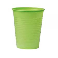Plastmasas glāzītes, zaļas, tilpums 180ml, N100