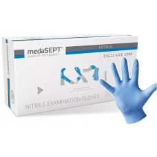Nitril cimdi, "Medasept", zili, b/p, (S), (100gab)