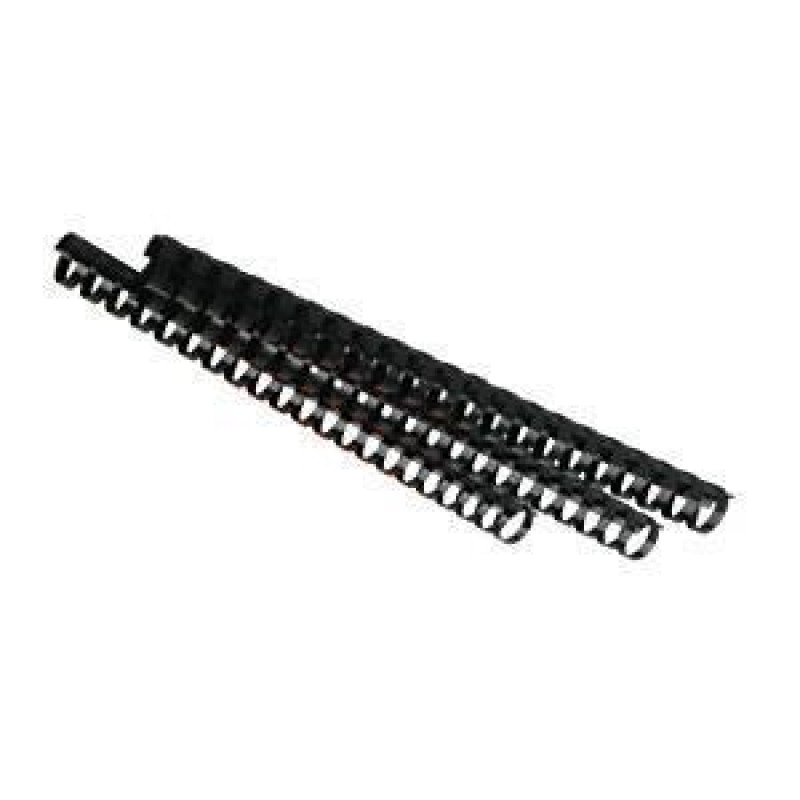 Spirāles d-22mm melnas, Fellowes 50gab