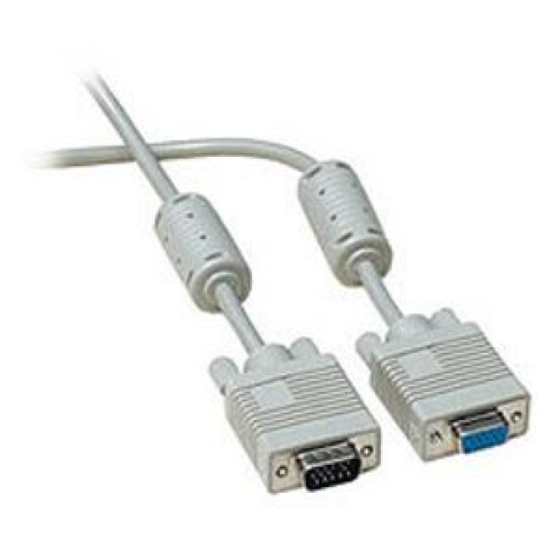 Kabelis VGA 5m. pagarinatais 15M/15F ferrite