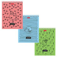 Bloknots A6/40 lapas rūtiņu ar spirāli COOL