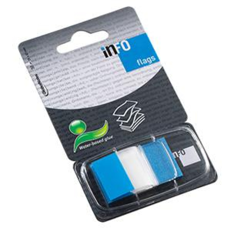 *Indeksi INFO 25x43mm zili, 50 gab.