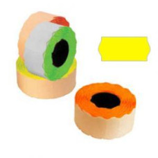 *Marķēšanas lente 26x12mm dzeltena, 1000uzl./rul.