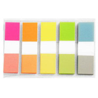 *Indeksi 12x43mm, 20 lapiņas, 5 krāsas Z-veida