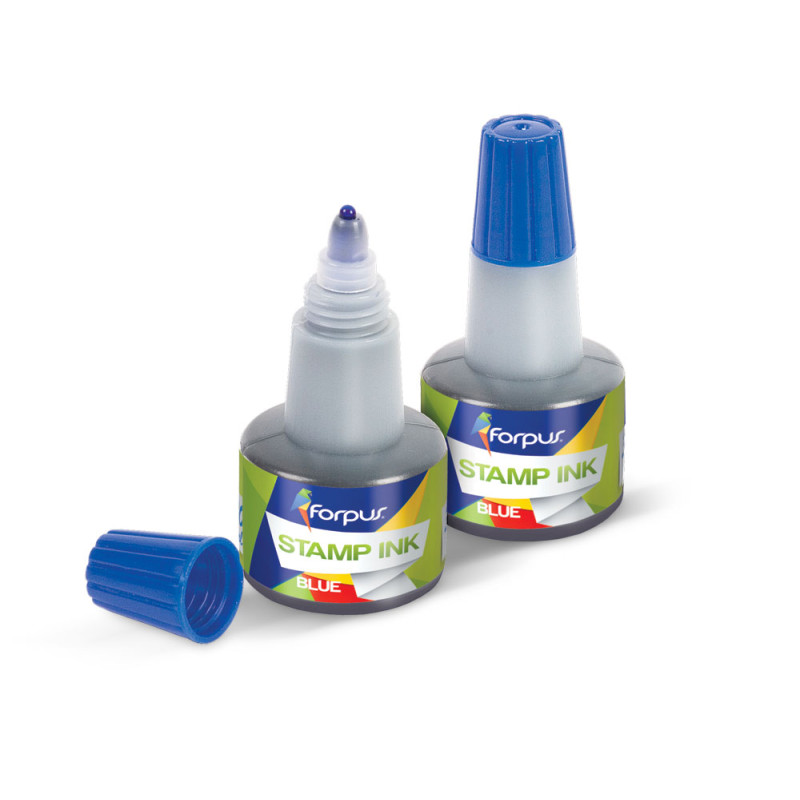 Zīmogu krāsa FORPUS, zila, 30ml