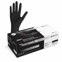 Select Black EXTRA LONG lateksa cimdi, PF,  izm.S, N100