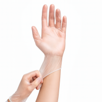 Vinila cimdi Gentle Touch, 24cm, caurspīdīgi, XL, 100gab., (10 iep/kastē)