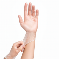 Vinila cimdi Gentle Touch, 24cm, caurspīdīgi, XL, 100gab., (10 iep/kastē)