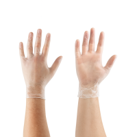 Cimdi vinila L caurspīdīgi 100gab Gentle Touch