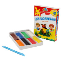 Plastilīns 8 krāsas 160 gr. ZPG