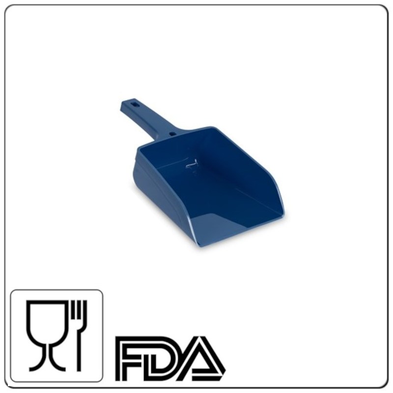 Detectable liekšķere birstošiem produktiem 1L 30x14x8cm, DPP, tumši zila (6gab/kastē)