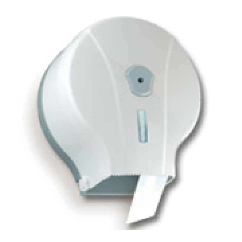 Turētājs tualetes papīra ruļļiem, MJ1, Mini Jumbo, 26x24x13cm, balts, (8 gab/kastē)