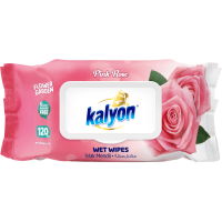 KALYON mitrās salvetes PINK ROSE 120gb ( Izcelsmes valsts Turcija )