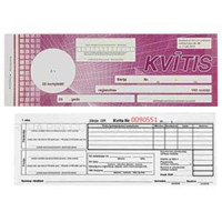 Darījumu apliecinošās kvītis 1/4A4 3-kārt. paškop.