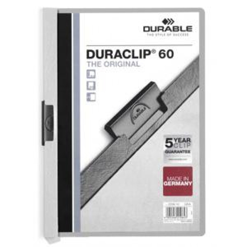 *Mape Duraclip Original 60 DURABLE, pelēka