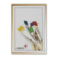 Fotorāmis 21x30cm plastikāta, zelta krāsa