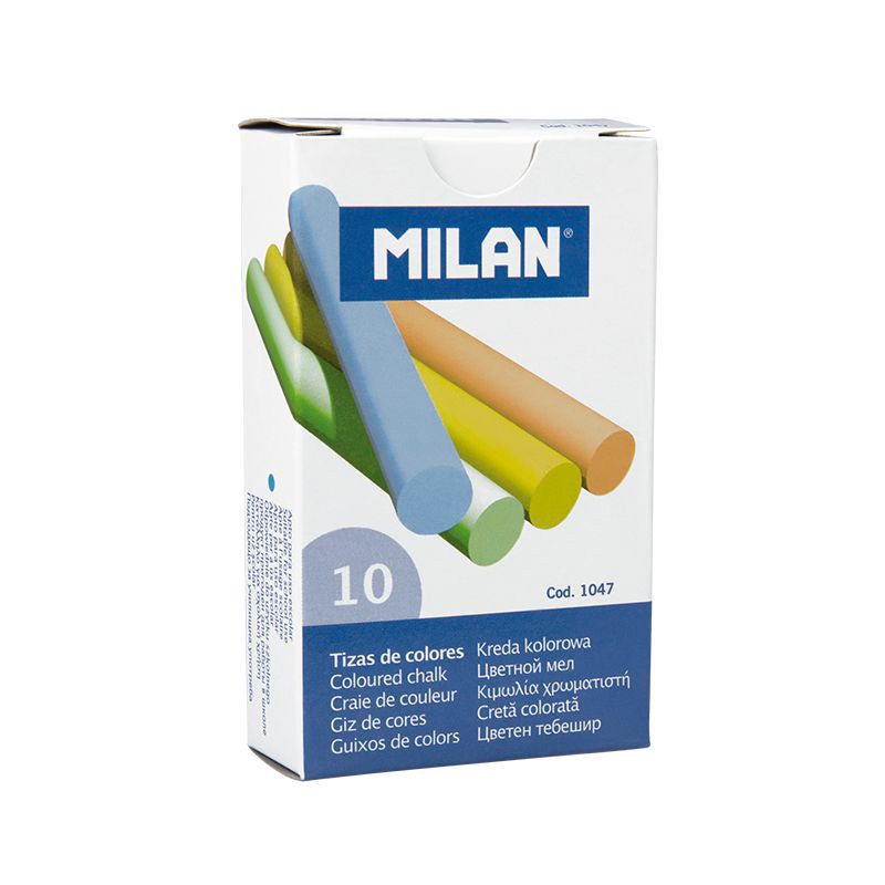 Krītiņi MILAN 10 gab.krāsainie