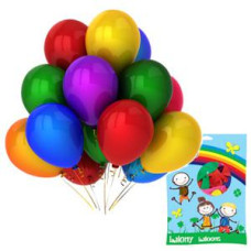 *Gaisa baloni asorti metalic D=25cm 10collas