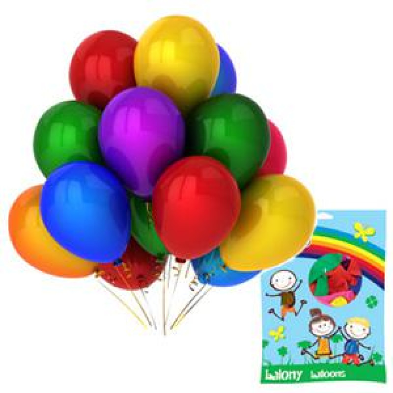 *Gaisa baloni asorti metalic D=25cm 10collas