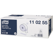 Tualetes papīrs TORK Mini Jumbo Premium T2, 3-kārt, 120m, 600lok.
